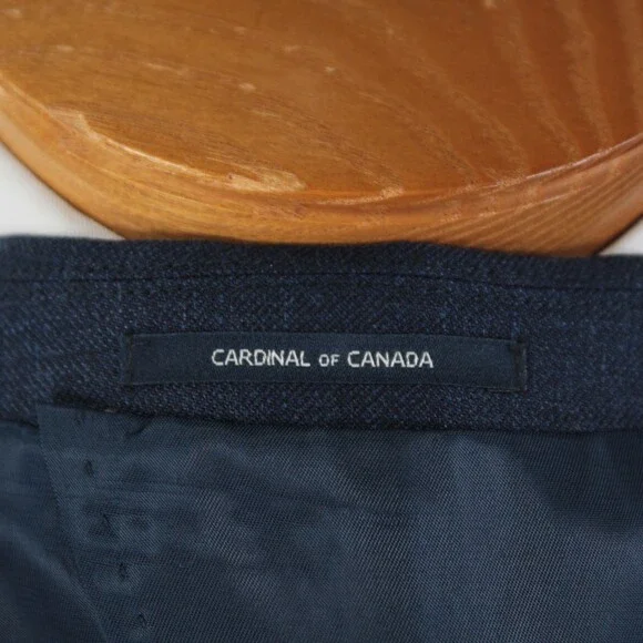 Cardinal of Canada NWT Wool Blend Sport Coat Size 40R US In Blue Melange